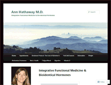 Tablet Screenshot of annhathawaymd.com